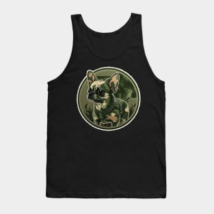 Chug Camouflage Motif Tank Top